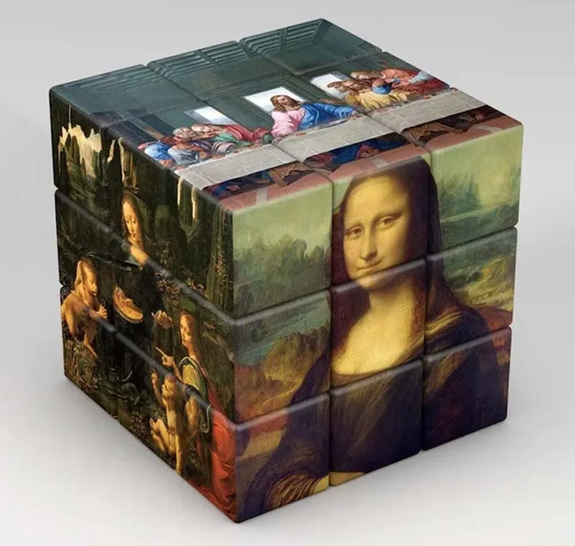 3x3x3 Magic Cube Planets Astronauts Famous Paintings Celebrity Art Magic Cube Children's Puzzle Magic Cube Toys Gifts