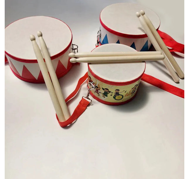 Drum Wood Kids Early Educational Musical Instrument For Children Baby Toys