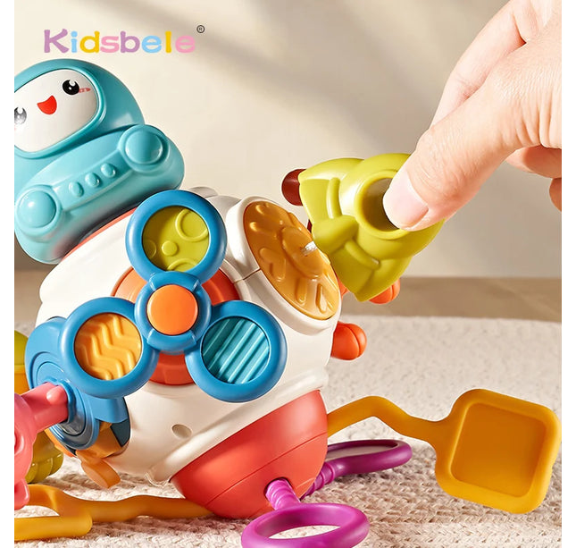 Montessori Busy Cube – Sensory Educational Fidget Toy for 1-Year-Old Girls & Babies Learning Play