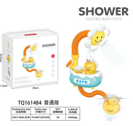 Automatic Water Spray Duck Toy – Sensory Bath Gift for Toddlers & Babies