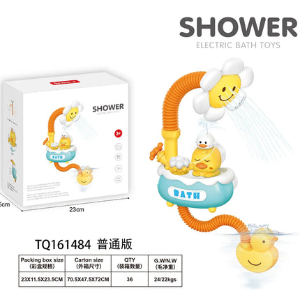 Automatic Water Spray Duck Toy – Sensory Bath Gift for Toddlers & Babies