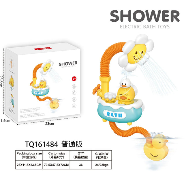 Automatic Water Spray Duck Toy – Sensory Bath Gift for Toddlers & Babies