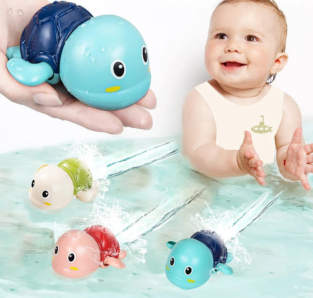 Baby Bath Toys – Wind-Up Swimming Animals for Kids Bathtub & Shower Play