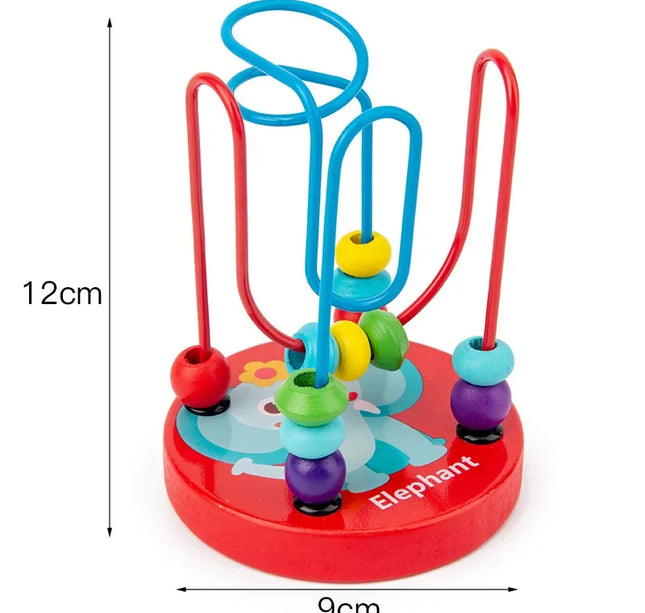 Baby Educational Toy Montessori Wooden 3D Toys Childhood Learning  Kids Baby Colorful Wooden Blocks For Children Christmas Gift