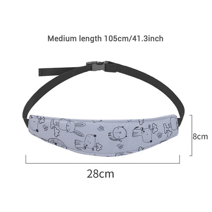 Adjustable Baby Head Support Belt – Car Seat & Stroller Sleep Positioner for Boys & Girls