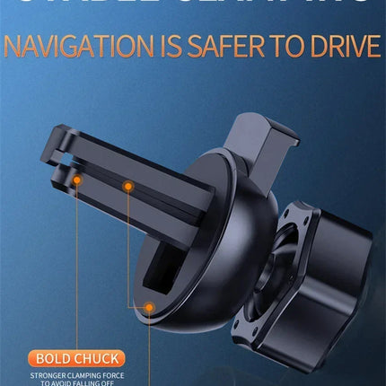 15W Car Magnetic Wireless Charger Automatic Car Mount Phone Holder For iPhone 16 15 For SamsungInfrared Induction Fast Charging