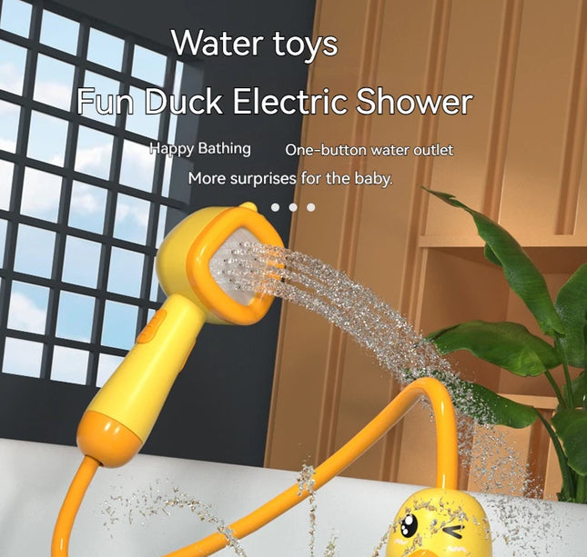 Automatic Water Spray Duck Toy – Sensory Bath Gift for Toddlers & Babies