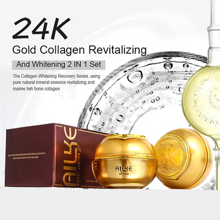 AILKE Whitening Skin Care Set, Reduce Wrinkles, Dark Spots, Anti-Aging, Women Wholesalers Beauty Cosmetics for All Skin Types