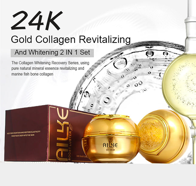 AILKE Whitening Skin Care Set, Reduce Wrinkles, Dark Spots, Anti-Aging, Women Wholesalers Beauty Cosmetics for All Skin Types