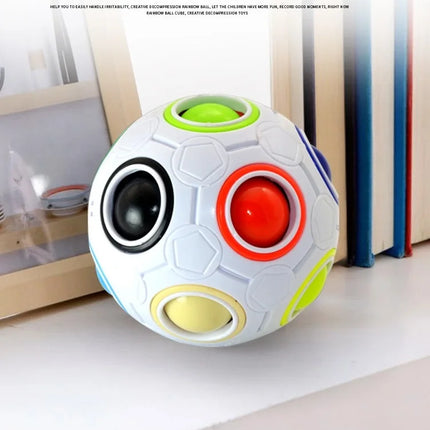 Antistress Cube Magic Fidget Toys Puzzle Rainbow Balls Children Educational Toy Adult Kid Reliever Stress Anxiety Christmas Gift