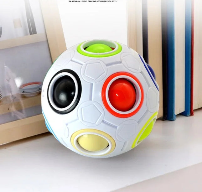 Antistress Cube Magic Fidget Toys Puzzle Rainbow Balls Children Educational Toy Adult Kid Reliever Stress Anxiety Christmas Gift