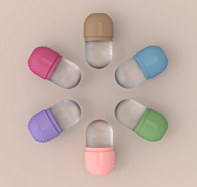Ice Face Roller Ice Cube Beauty Massage Silicone Ice Mold For Eye Puffiness Ice Facial Roller Shrink Pores Multifunctional mold