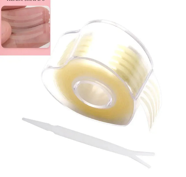 600pcs Double Fold Eyelid Tape – Invisible Self-Adhesive Lace Stickers for Eyelid Lift & Under Eye Beauty Tool