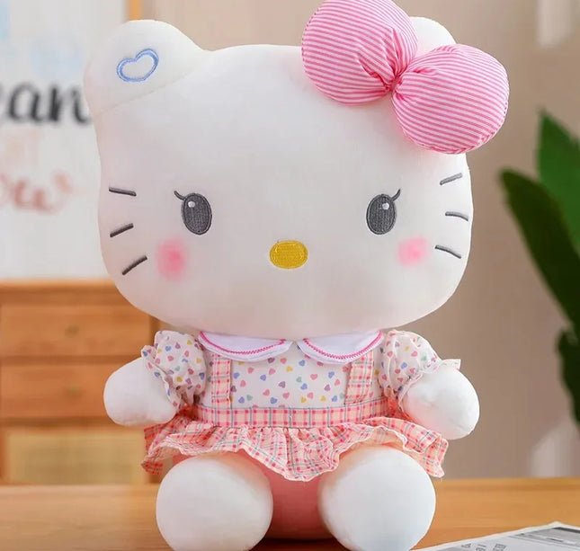 Sanrio Hello Kitty Anime Hello Kitty Stuffed Toys Plushier Soft Pillow Birthday Gifts For Girls Kawaii Hello Kitty Plush Dolls