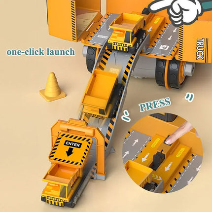 Kids Engineering Vehicle & Electric Drill Set – Educational Assembly Tool Toy with Nuts for Boys Building & Gift