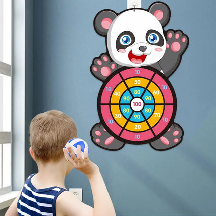 Safari Jungle Dart Board – Panda Party Favor for Kids & Baby Showers toy