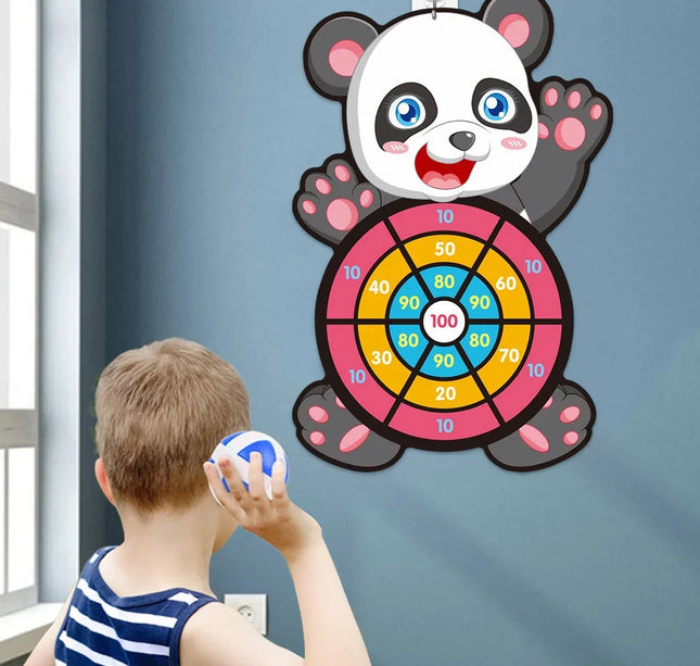 Safari Jungle Dart Board – Panda Party Favor for Kids & Baby Showers toy