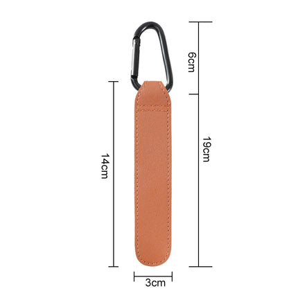 Adjustable Stroller Hook – PU Leather Bag Hanger for Baby Travel