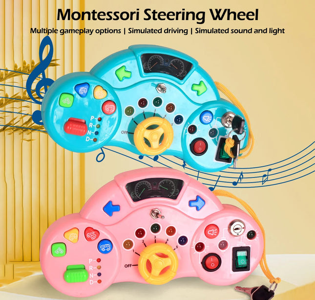 Montessori Busy Board Toys for Toddlers Gifts for 3 Year Old Baby Boys Girls Educational Learning Toys Toddler Travel Toys