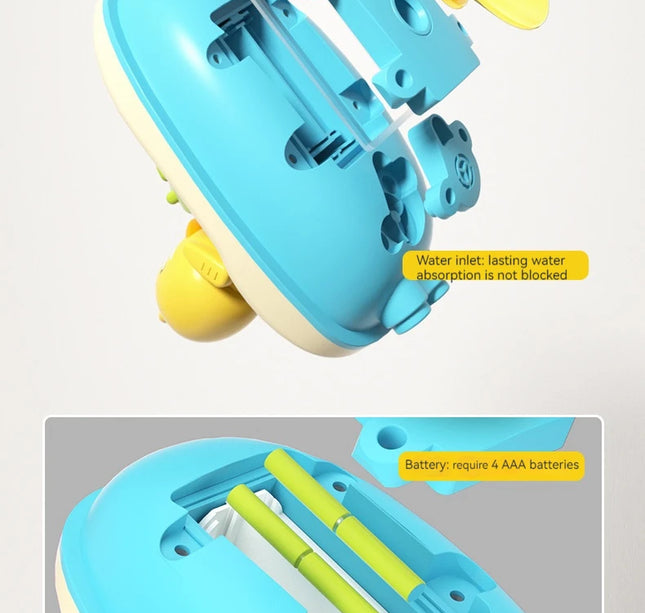 Automatic Water Spray Duck Toy – Sensory Bath Gift for Toddlers & Babies