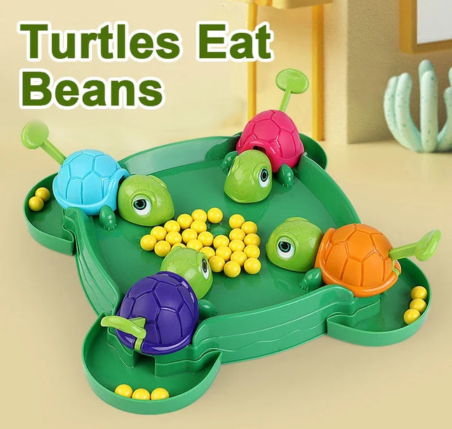 Turtle Eat Beans Desktop Game – Safe Competitive Toy for Kids & Parent-Child Educational Fun and Stress Relief