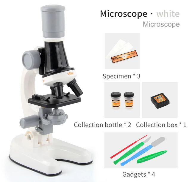 Children’s Microscope Toy – Educational Science Experiment Tool to Boost Learning & Intelligence