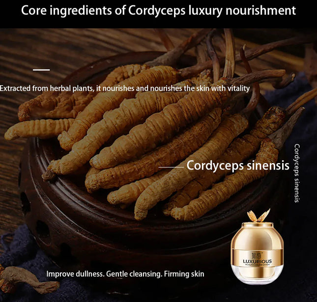 Cordyceps Sinens Luxury Lady Smooths Wrinkles Moisturizing Renew Aging Skin Repair Nourishing Skin Care For Face Care Cream