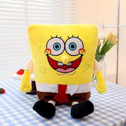 Giant Spongebob & Friends Plush Toys – Patrick, Mr. Krabs, Gary Throw Pillows for Boys’ Birthday & Halloween Decor