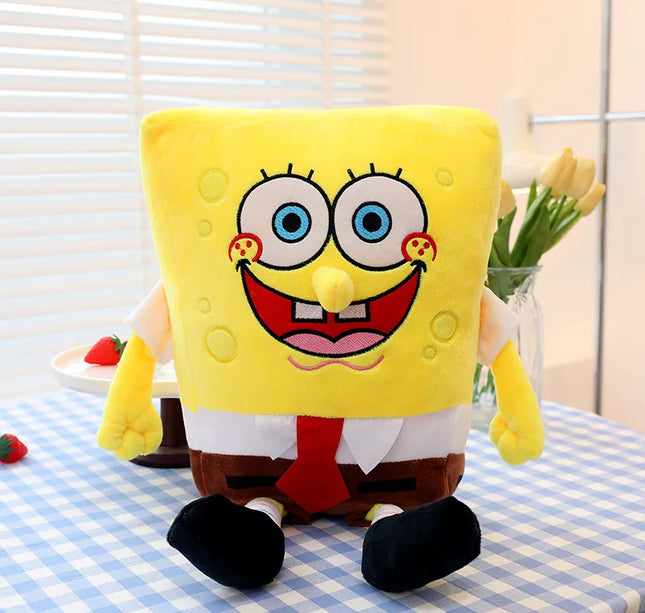 Giant Spongebob & Friends Plush Toys – Patrick, Mr. Krabs, Gary Throw Pillows for Boys’ Birthday & Halloween Decor