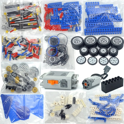 STEM 9686 Technical Building Blocks Set – Multi-Technology DIY Programming Kit for Kids & Educational School Projects