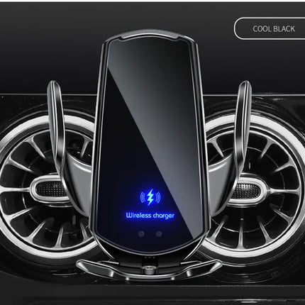 Car Wireless Charger Magnetic Auto Car Mount Phone Holder For iPhone Samsung Xiaomi Infrared Induction 15W Fast Charging Station