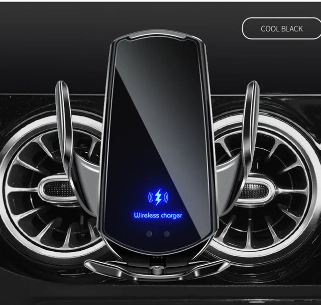 Car Wireless Charger Magnetic Auto Car Mount Phone Holder For iPhone Samsung Xiaomi Infrared Induction 15W Fast Charging Station