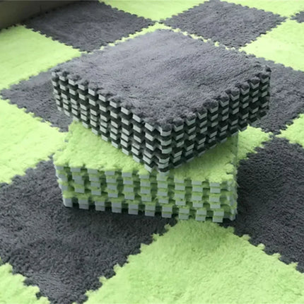 10/20pcs Baby Play Mat Set – Soft Plush EVA Foam Puzzle Carpet for Kids Room & Floor Warmth