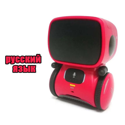 Intelligent RC Robot Toy – Interactive Voice & Touch Control with Russian, English & Spanish Versions for Educational Play