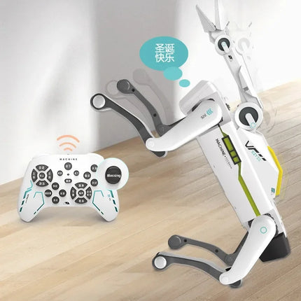Teeggi RC Intelligent Robot Dog – Multifunctional Bionic Smart Mechanical Pet with Turret Educational Toy Gift