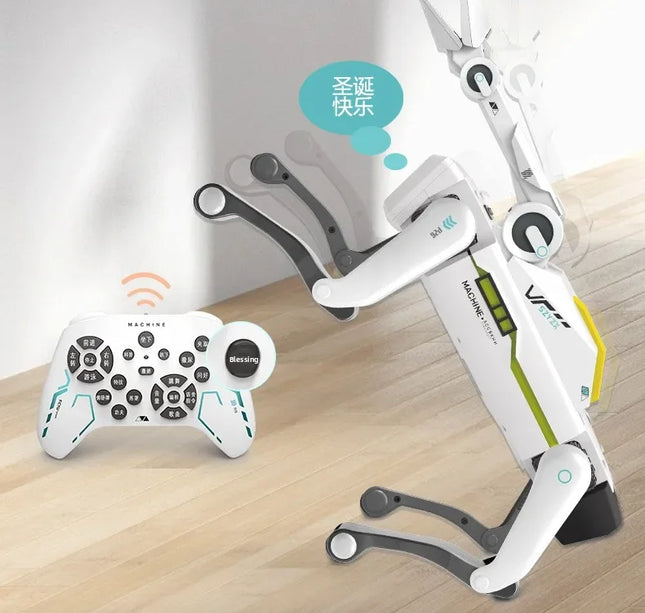 Teeggi RC Intelligent Robot Dog – Multifunctional Bionic Smart Mechanical Pet with Turret Educational Toy Gift