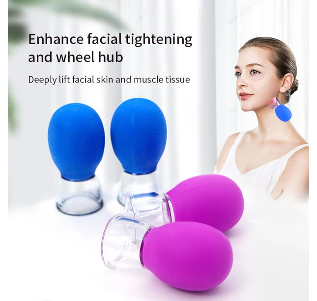 1/5/10pcs Silicone Cupping Set – Vacuum Massage Cups for Face, Body, Neck & Anti-Aging Cellulite Care