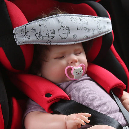 Adjustable Baby Head Support Belt – Car Seat & Stroller Sleep Positioner for Boys & Girls