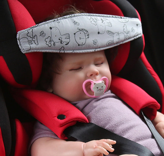 Adjustable Baby Head Support Belt – Car Seat & Stroller Sleep Positioner for Boys & Girls