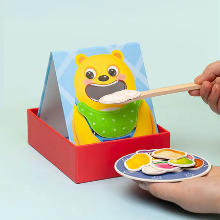 Montessori Brush Teeth Simulation Toy – Parent-Child Educational Puzzle Game for Kids Fine Motor Skills