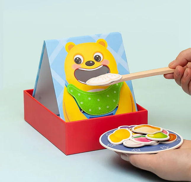Montessori Brush Teeth Simulation Toy – Parent-Child Educational Puzzle Game for Kids Fine Motor Skills