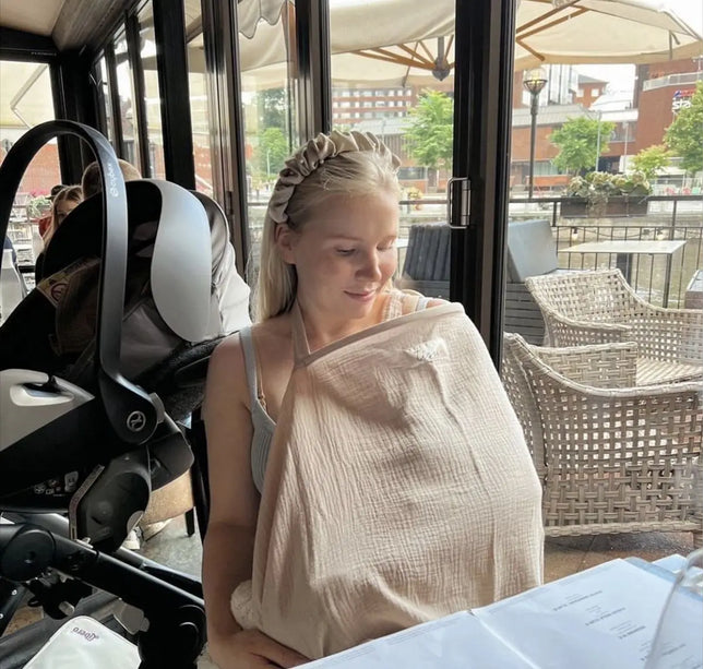 Breastfeeding Cover – Breathable, Adjustable & Lightweight Nursing Cover for Moms | Privacy Cloth for Nursing in Public & Outdoors