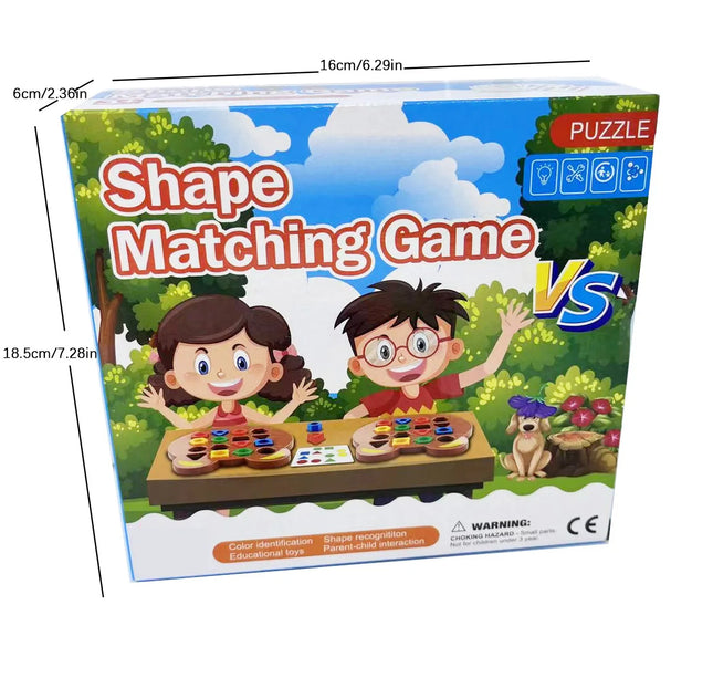 DIY Montessori Puzzle – Geometric Shape & Color Matching Game for Children