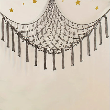 Large Capacity Stuffed Animals Hammock Net Macrame Boho Home Decorations Corner Toy Storage Organizer Plush Toys Hanging Net