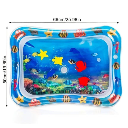 Infinno Baby Tummy Time Mat – Premium Inflatable Water Cushion for Sensory Play