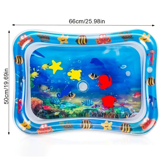 Infinno Baby Tummy Time Mat – Premium Inflatable Water Cushion for Sensory Play