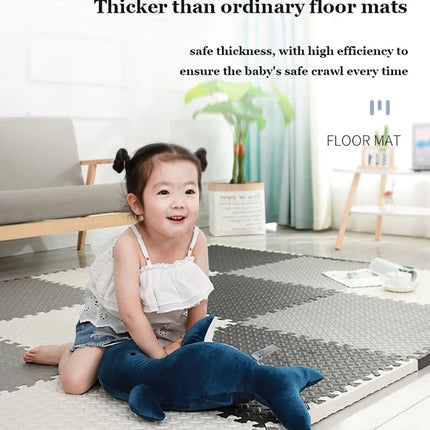 EVA Foam Baby Play Mat – 8–16pcs Puzzle Floor Carpet for Kids 30x1cm
