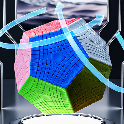 [Picube] DianSheng Galaxy Petaminx 9x9x9 Magnetic 9x9 Megaminx Magic Cube Stickerless Dodecahedron Profession Speed Puzzle