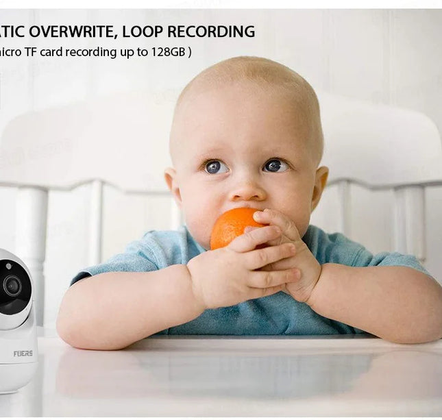 Fuers 5MP IP Camera – Tuya Smart WiFi Indoor Security Cam with Tracking
