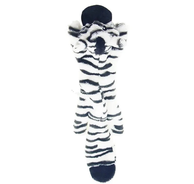Funny Simulated Animal No Stuffing Dog Toy with Squeakers Durable Stuffingless Plush Squeaky Dog Chew Toy Crinkle Pet Squeak Toy